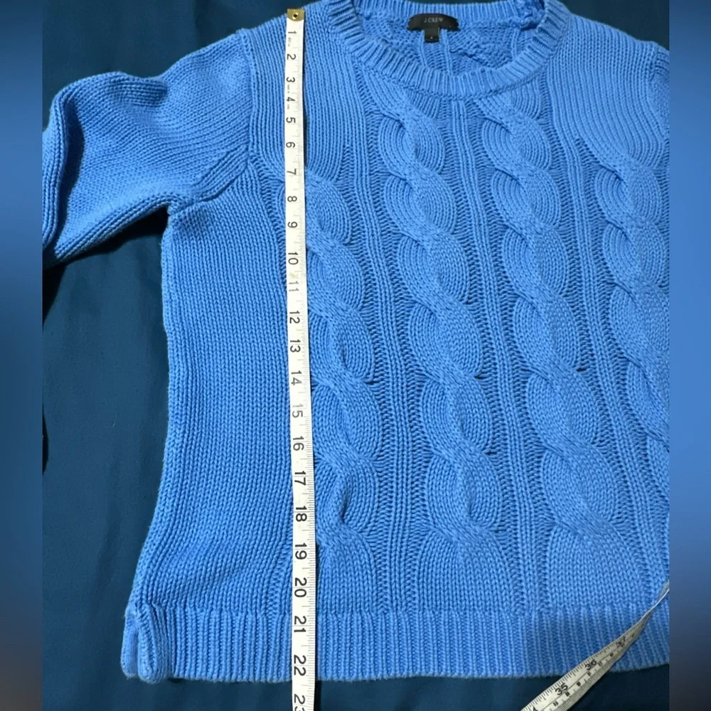 J Crew Women’s S Oversized Cable Knit Sweater Granny-core Collegiate Preppy cute - Picture 11 of 11